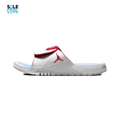 Nike Air Jordan Hydro XI Retro Slides White Varsity Red AA1336-166 - Image 1 of 4