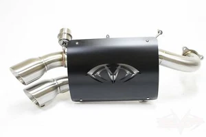 Evolution Powersports Evo Black Captains Choice 2.5" Slip On RZR Pro XP Turbo R - Picture 1 of 4