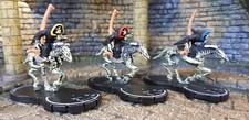 MAGE KNIGHT Nightmare Reaper set of 3 Yellow Blue Red DUNGEONS & DRAGONS D&D