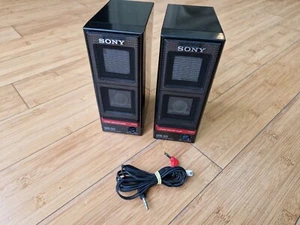 VINTAGE SONY SRS-50 Speaker System for Discman Walkman - READ - Picture 1 of 12