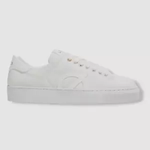 $186 Loci Women's White Nine Vegan Low-Top Court Sneaker Shoes Size EU 37/US 6.5 - Picture 1 of 6