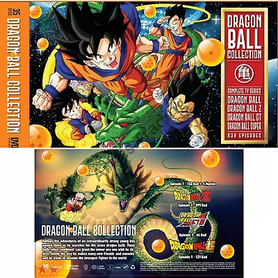 Dragon Ball,Ball Z,Ball GT,Ball Super Collection Complete Tv Series,639  episodes