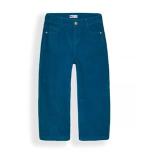 EPIC THREADS Big Girls Euphoria/Teal Wide Leg Corduroy Cropped Pants, Size 8 - Picture 1 of 1