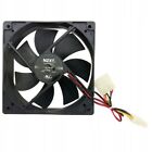 NZXT 120mm case Fans X 3 Molex Only - 1 black, 2 Clear with Red LEDs