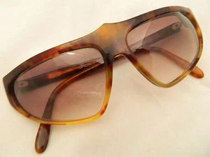 VINTAGE OPTICAL AFFAIRS 011394/9WZ BROWN HORN OLIVE PLASTIC FRAME sunglasses - Picture 1 of 5