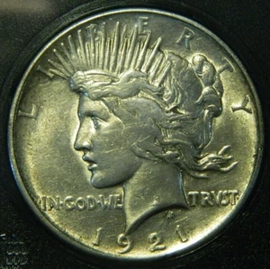 1921 $1 Dollaro della Pace (AU/UNC Det) ~ VSS VAM 1"O" (Strong Die Clash) ~R5~ (L#7-3) - Foto 1 di 5