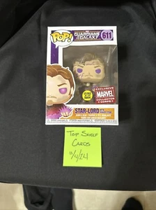 Funko Pop! Vinyl: Marvel - Star-Lord with Power Stone (Glows in the Dark) 611 - Bild 1 von 5