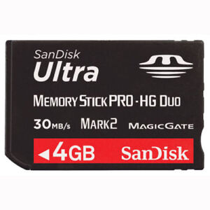 4GB 30mb/s SanDisk Ultra PRO-HG Duo Memory Stick MS Card Camera Original