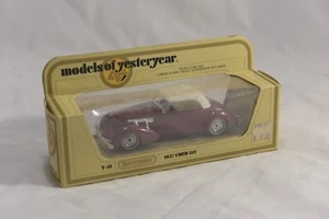 MATCHBOX MODELS OF YESTERYEAR SCALE 1:35 Y-18 1937 CORD 812 IN RED - Picture 1 of 2