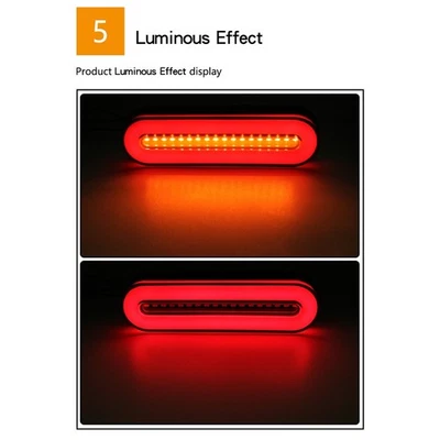 Motorcycle LED Tail Light Sequential Turn Signal No Modification Necessary - Image 1 of 4