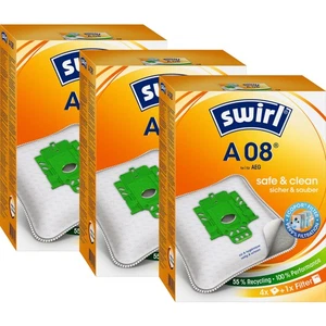 SWIRL Staubsaugerbeutel A08 EcoPor 3er Pack für AEG SE, TC Edition 2000 - Bild 1 von 7