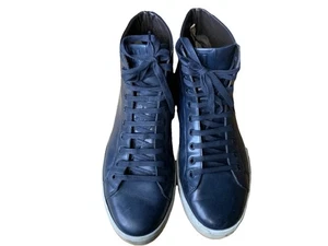 Zapatillas Wilson Bruno Magli de cuero con cordones para hombre azul marino talla 11,5 M - Imagen 1 de 6