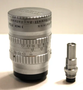 Bell & Howell ANGENIEUX 3" f/2.5 C Mount Cine 16mm Movie Camera Lens & Viewer - Picture 1 of 13