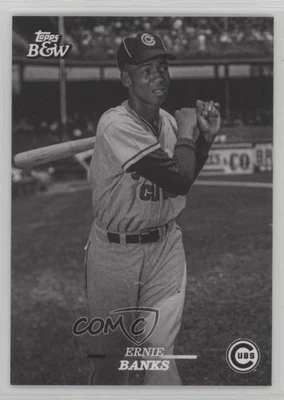 2024 Topps Black & White Topps Vault Short Print Ernie Banks #106 HOF - Image 1 of 2