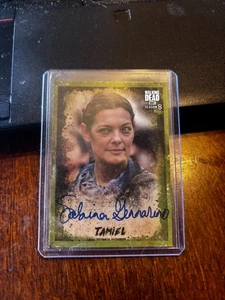 WALKING DEAD SEASON 8 SABRINA GENNARINO/TAMIEL AUTOGRAPH CARD #/25!! - Picture 1 of 2