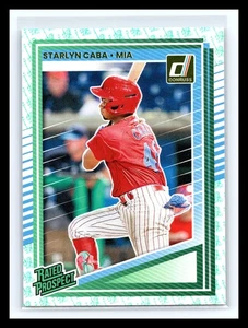 Starlyn Caba 2025 Donruss Rated Rookie RC Liberty Emoji Foil Rc # 197 - Bild 1 von 2