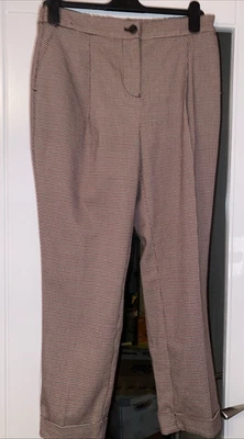 Pantalón de vestir Next Check talla 10 regular nuevas etiquetas a cuadros Foto 1 de 4