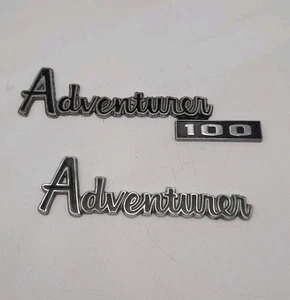 Dodge D100 Adventurer 100 1977-1980 Badge Emblem OEM 42989 4033339 & 3494086 - Picture 1 of 11