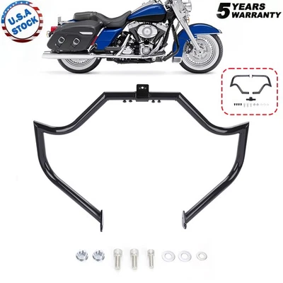 Detachable Engine Guard Highway Crash Bar For Harley Touring Road King 97-08 USA Foto 1 de 4