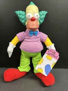 The Simpsons Krusty The Clown Collectible Plush Doll Jakks Pacific 11" - Picture 1 of 6