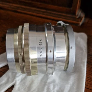 Jupiter-9 f2/85mm USSR Soviet copy SONNAR Lens to 85mm Camera Kiev Contax - Picture 1 of 24