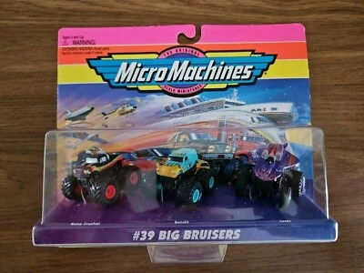 Micro Machines #39 Big Bruisers - 1995 Carded - Brand New MOC - Galoob - Image 1 of 4