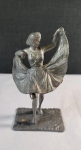 Rare Petit Choses "Merry Christmas" Naughty Lady Dancer Metalware Look & ๐ - Picture 1 of 9