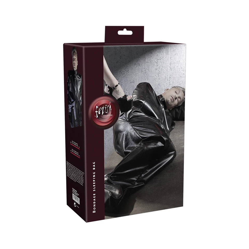 SM & Bondage Sac de couchage Gigoteuse Imitation Cuir - FETISH COLLECTION - Photo 1/1
