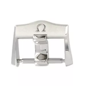 Omega 025STZ010129 18mm Entrada Acero Inoxidable Tang Hebilla para Gomas 18mm - Imagen 1 de 1