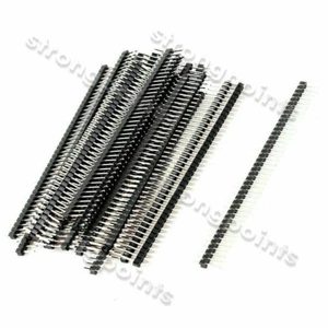 2.54mm 40 Pin Male Single Row Pin Header Strip 5PCS - Picture 1 of 1