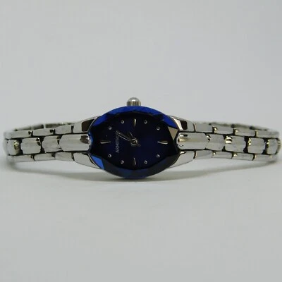 Reloj para mujer ARMITRON 75/3313SV esfera azul cuarzo analógico talla Batería Nueva 7 1/4" Foto 1 de 4