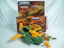 K22i99221 WIND RAIDER W  BOX & DECALS 100  COMPLETE 1981 HE-MAN MOTU ORIGINAL