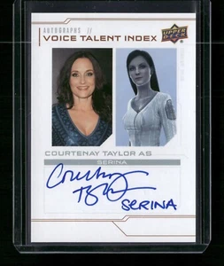 Halo Legacy Courtney Taylor Serina Voice Talent Index Auto - Picture 1 of 2