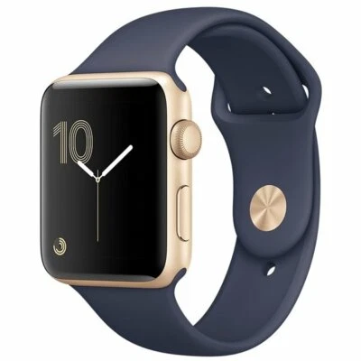 Apple Watch Sport 42mm Aluminum Case Midnight Blue Sport Band - (MLC72LL/A) - Image 1 of 3