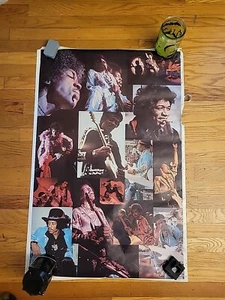 Jimi Hendrix Collage Poster Dargis Associates - Picture 1 of 6