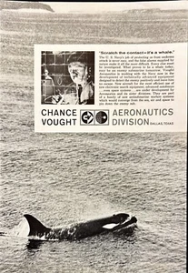 Chance Vought Aeronautics Div Navy Search Equipment Dallas Tx Vtg Print Ad 1960 - Picture 1 of 6