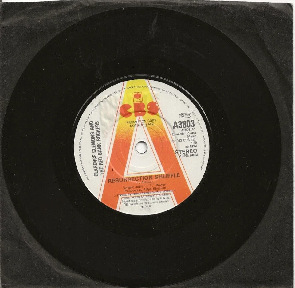CLARENCE CLEMONS SPRINGSTEEN RESURRECTION SHUFFLE RARE UK PROMO SINGLE, MINT - Image 1 of 1