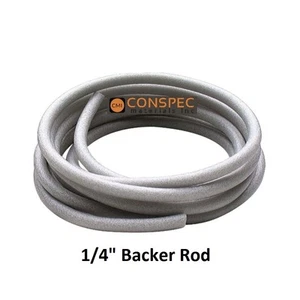 Varilla de respaldo de celda cerrada HBR 1/4" 20 pies envío gratuito espuma de construcción Nomaco - Imagen 1 de 3