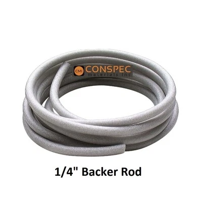1/4" HBR Closed Cell Backer Rod 20 Ft Free Shipping Nomaco Construction Foam