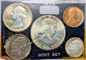 1963-P AU/BU 5 Coin Min Set in Holder