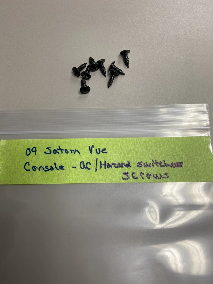 Saturn Vue 2009 2,4 consola CA interruptor peligro tornillos Foto 1 de 1