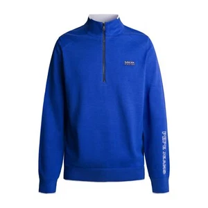 2024 Red Bull Racing Mens Knitted Half Zip Sweatshirt size L - Picture 1 of 5