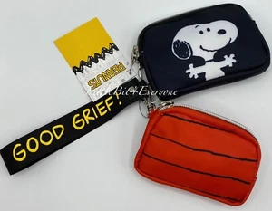 NUEVO Conjunto Monedero 2 Piezas Retrato y Casa para Perros Peanuts Snoopy Muñequera Exclusivo - Imagen 1 de 8
