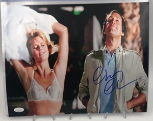 CHEVY CHASE JSA AUTO firmata 11x14 FOTO GRANDE film VACANZA con CHRISTIE BRINKLEY - Foto 1 di 11