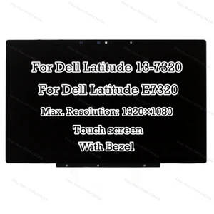 13.3" Dell Latitude 13 7320 FHD LCD LED Panel Touch Screen Digitizer Assembly - Picture 1 of 11