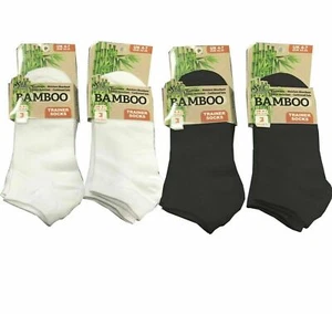 Men Women Trainer Socks Bamboo Ankle Socks Soft Breathable O dour Resistant - Picture 1 of 1