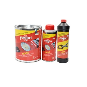 Fertan Tapox Tankversiegelung Epoxy mit Härter und FeDOX Entroster im Set - Bild 1 von 3
