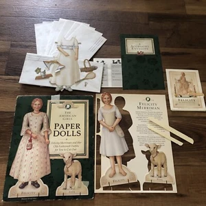 Vintage 1992 American Girl Felicity Paper Dolls Set Pleasant Company ORGANIZED - Picture 1 of 13