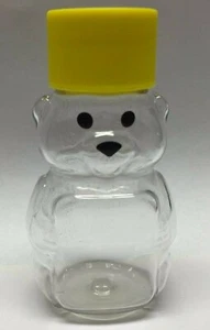 Paquete de 24 2 oz amarillo. Tapa atornilladora de botella de plástico Honey Bear pequeña 2,75 - Imagen 1 de 4
