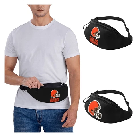 Cleveland Browns Running Belt Fanny Pack Outdoor Camping Waist Bag Hiking Bag Cover